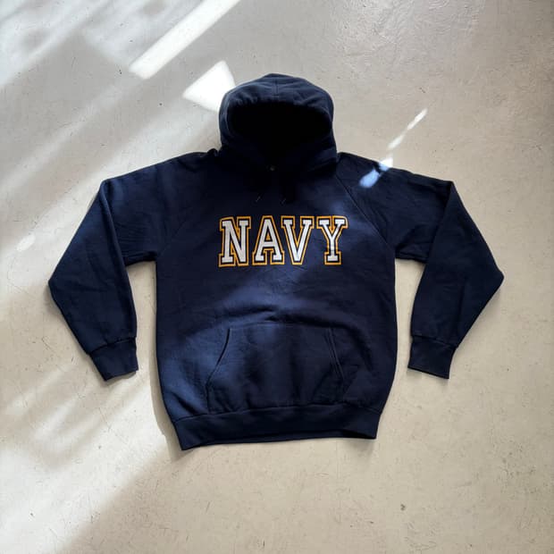 90s US NAVY OG 빈티지 레글런 후드티 L