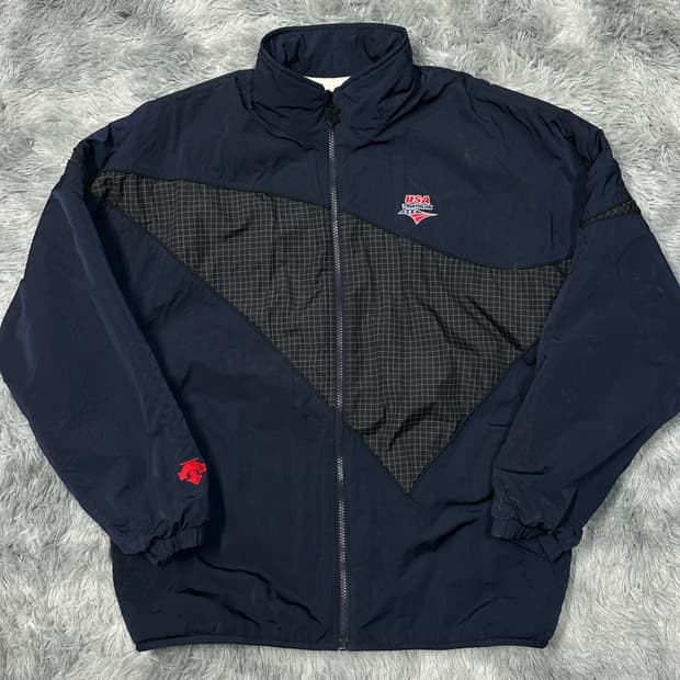 데상트 usa 트라이애슬론 양면 점퍼 