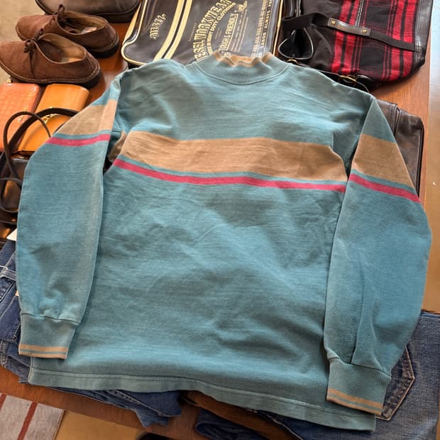 80 ~ 90S 엘엘빈 모크넥 USA M 스웻셔츠