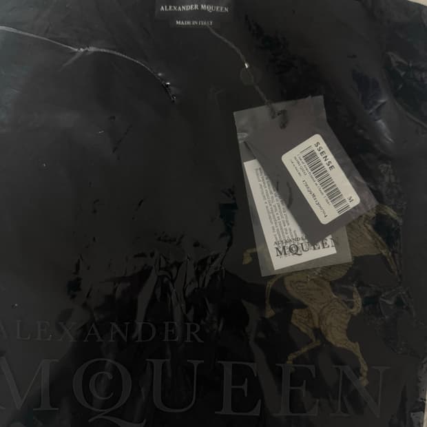 Alexander McQueen Gold Pegasus Embroider