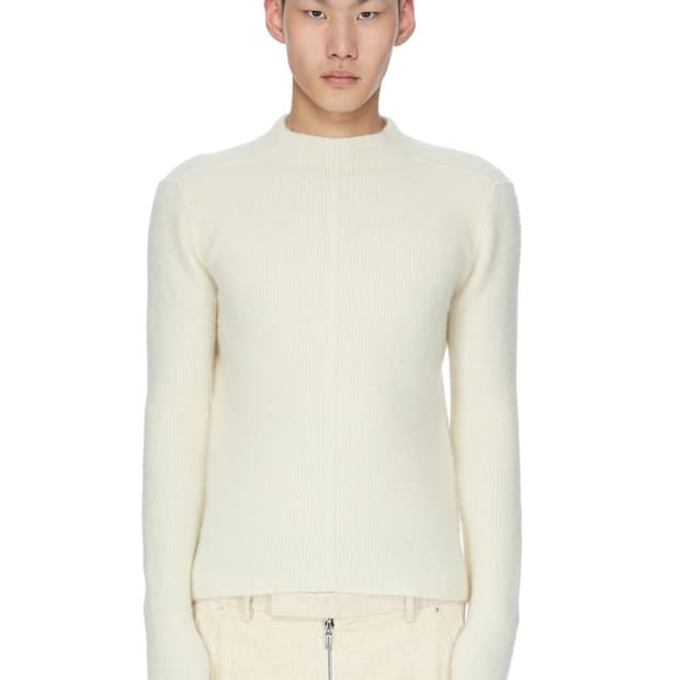 릭오웬스 FW25 HEADON PULL 스웨터 밀크 M사이즈