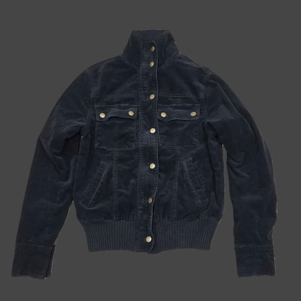 하이넥 블랙 자켓 