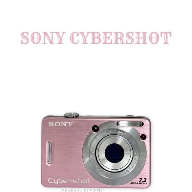 (딸기우유🩷) 소니 사이버샷 W55 빈티지 디지털 카메라 디카