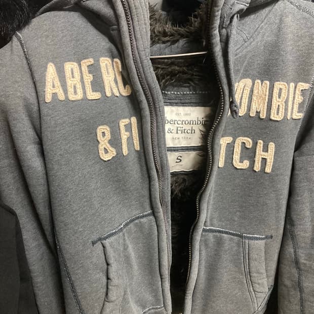 아베크롬비 울프죠 퍼 후드집업