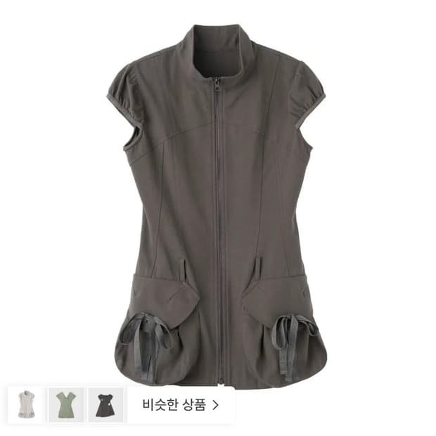 Sculptor cargo zipup dress charcoal