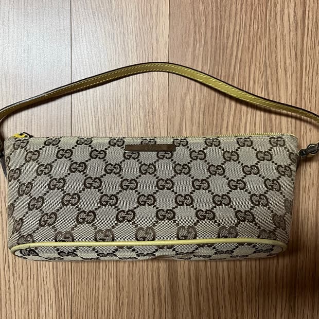 Gucci 구찌 GG 캔버스 보트 바게트 미니 숄더 가방