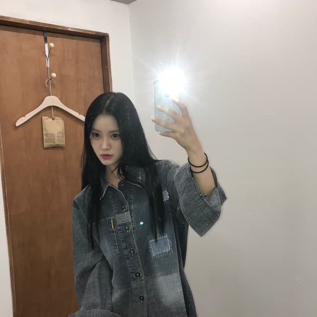 아르마니 진 ARMANI Jeans Denim Shirts Jacket