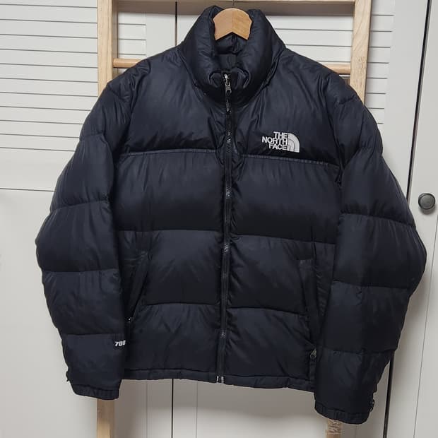 노스페이스 700 눕시 무광 블랙 패딩 자켓