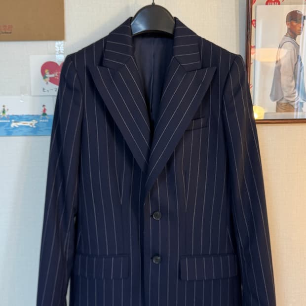 (W)RRL 더블알엘 핀 스트라이프 울 블레이저 자켓 2 