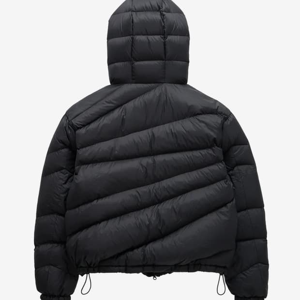 밈더워드로브 라이닝 다운 점퍼 블랙 1