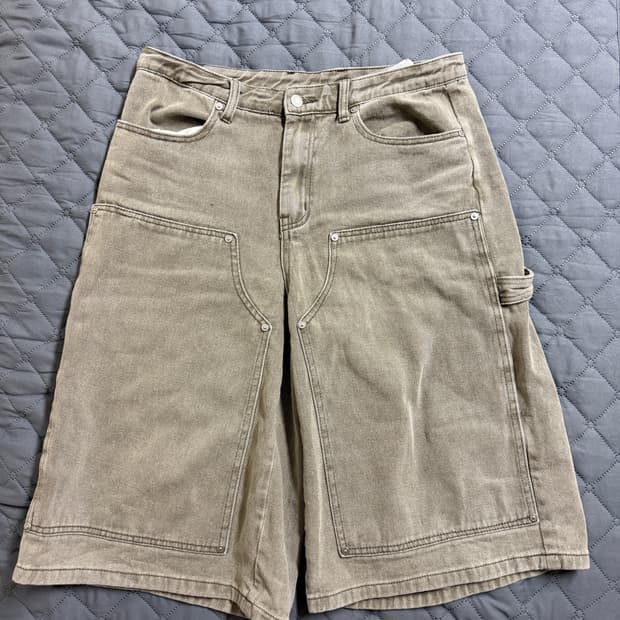 노메뉴얼 C.D.L 버뮤다 팬츠 카키