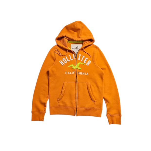 홀리스터 자수 로고 후드 집업
