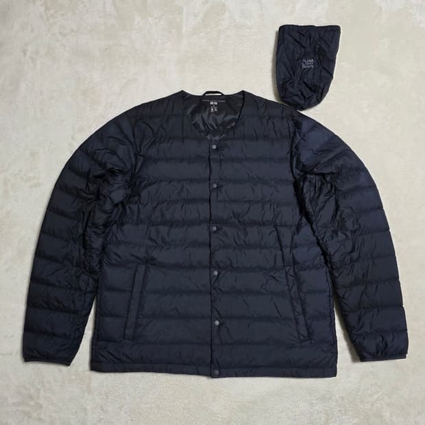 (XL)유니클로 울트라라이트 다운 패딩 점퍼 네이비