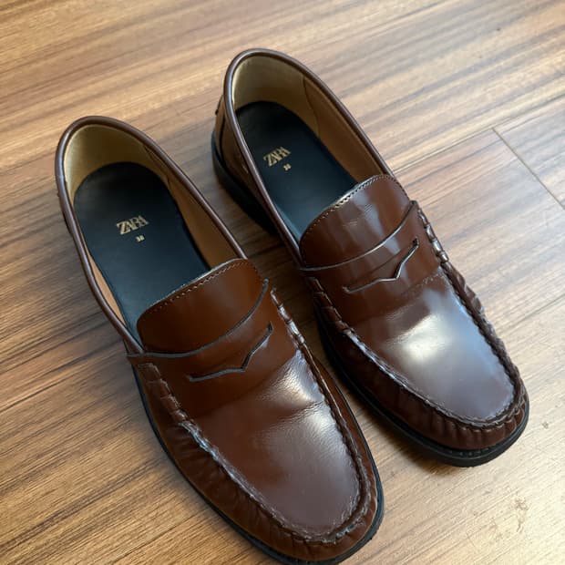 Zara 자라 레더 로퍼 