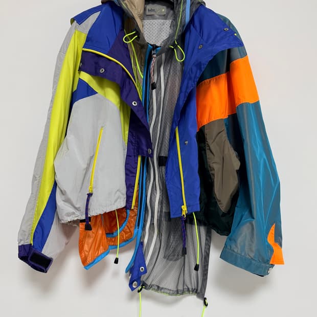 kolor 레이어드 바람막이