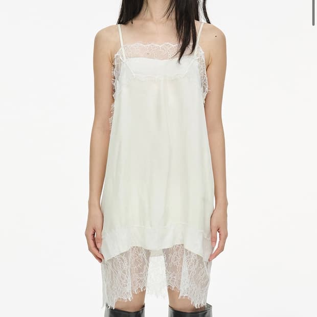 세릭 Lace slip dress/ Ivory