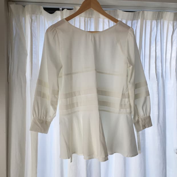 SWINGLE blouse 스윙글 화이트 블라우스