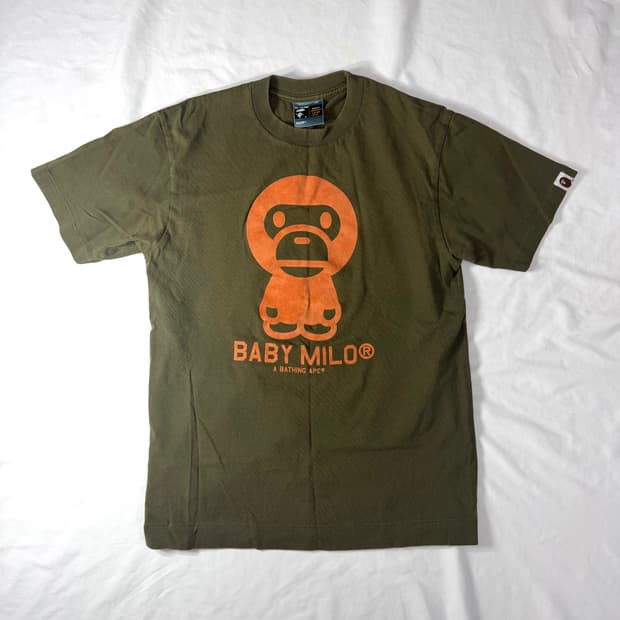 90s 00s 올드베이프 마일로 반팔티셔츠