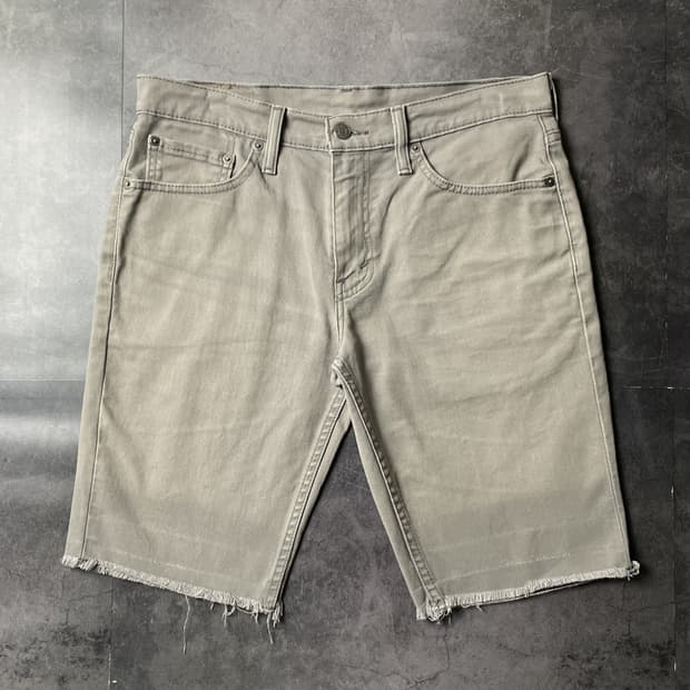 LEVI'S 리바이스511 라이트그레이 컷오프 하프팬츠 A01175