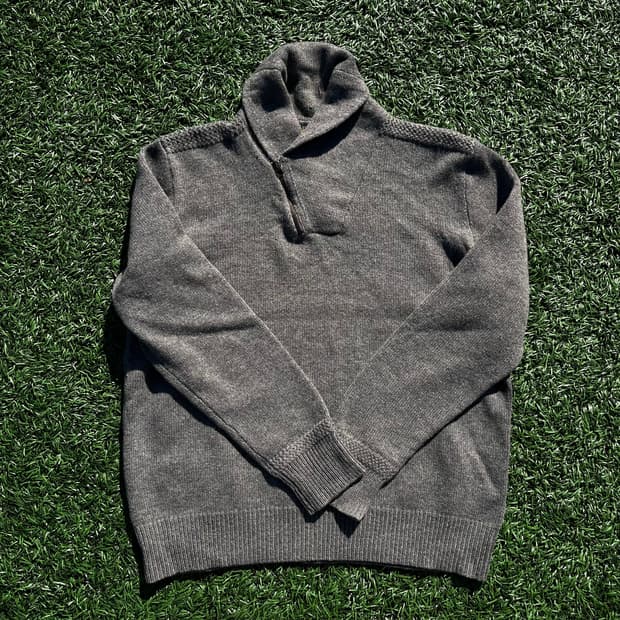 폴로 랄프로렌 램스울 숄카라 니트 (실측확인)