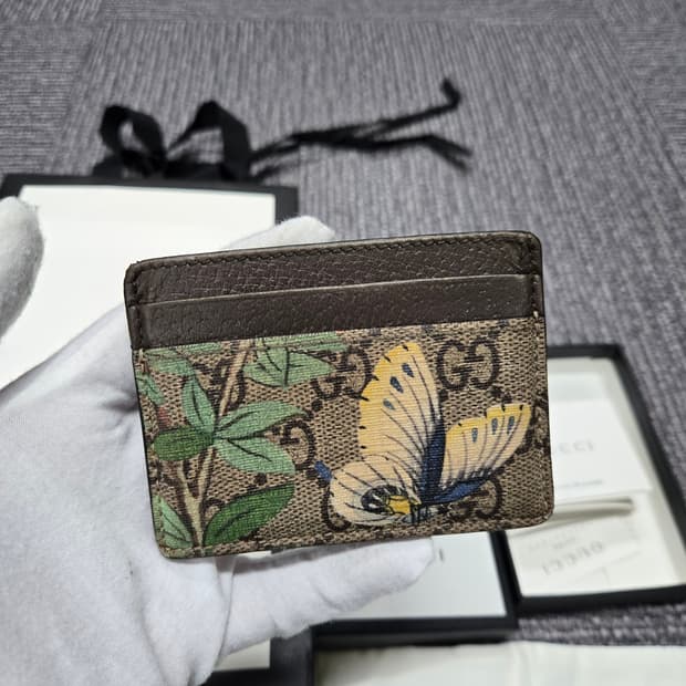 [특가][정품]구찌 버터플라이 카드지갑