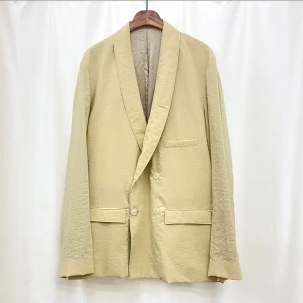 르메르 드라이 실크 더블 브레스티드 블레이