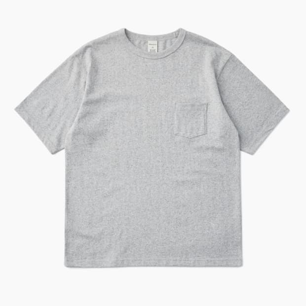 [S]카키스 Pocket S/S Tee Heather Grey 티셔츠
