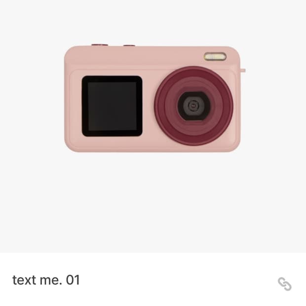 TEXT ME 01 카메라