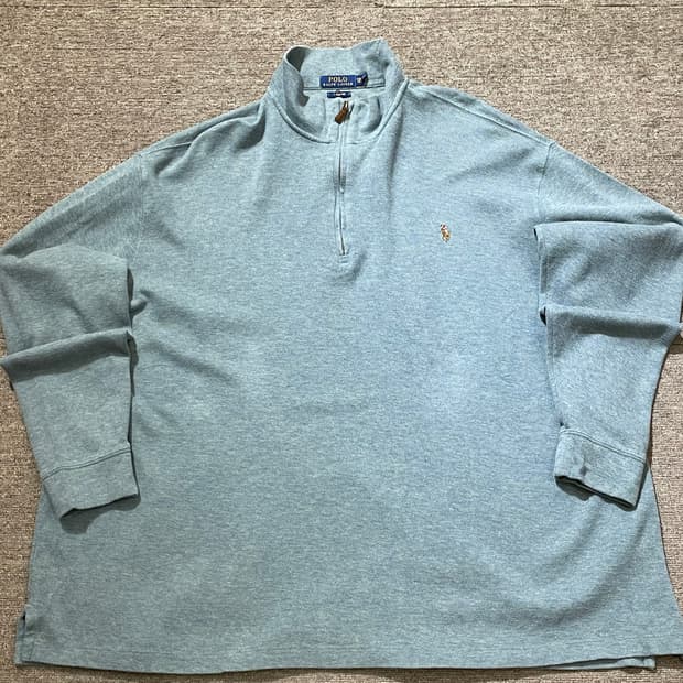 (XXL) POLO 폴로 랄프로렌 반집업 스웻셔츠 맨투맨