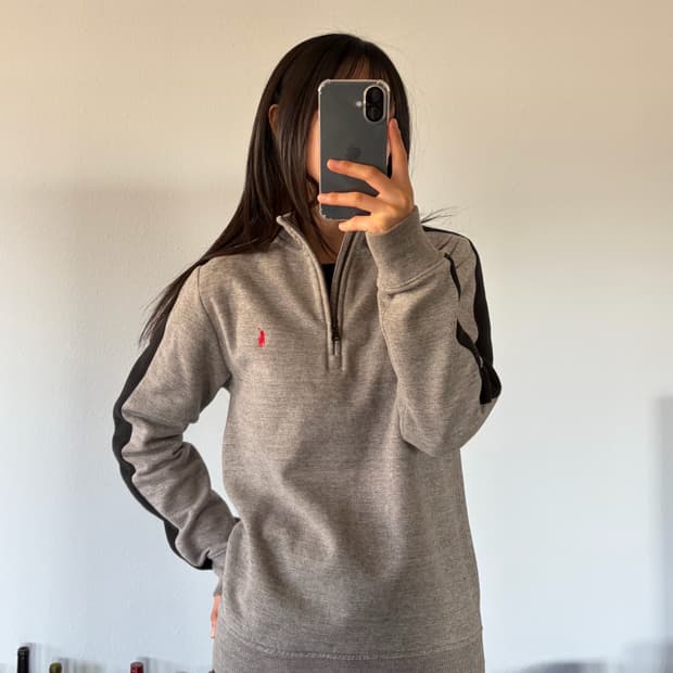 [XS-S]폴로 랄프로렌 하프집업 기모 맨투맨