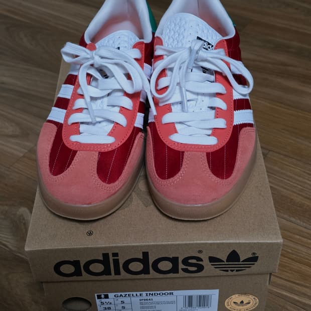 아디다스 235 가젤 INDOOR RED