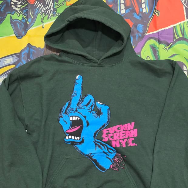 00's Fuckin Scream 후드 M