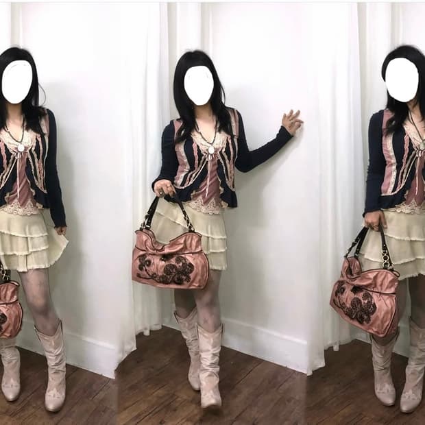 <급전> 빈티지 핑크 페어리 3 set 