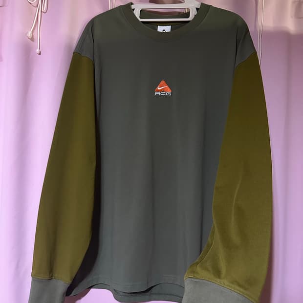 나이키 ACG 로고 자수 롱슬리브 티셔츠 나이키티 나이키 긴팔 롱슬리브