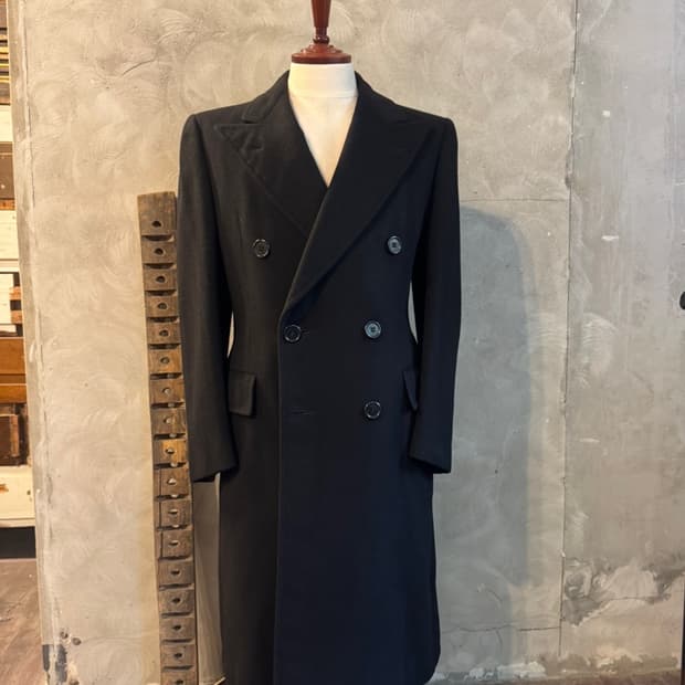 체스터베리 캐시미어 울 더블 브레스티드 코트 100~103