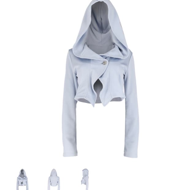 혼쿄 후드 자켓 Shiny Stone Hooded Jacket- Pale