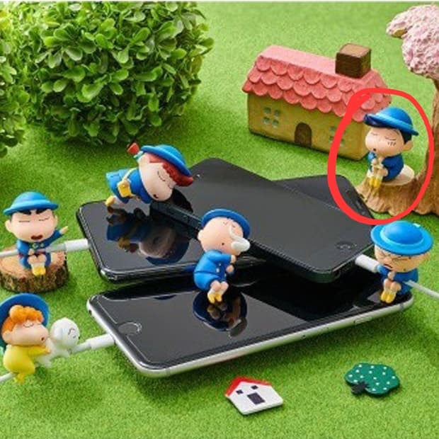 짱구는 못말려 철수 케이블 허그코트 가챠피규어