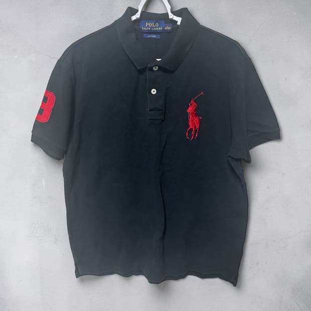 폴로 빅포니 블랙 카라티 L