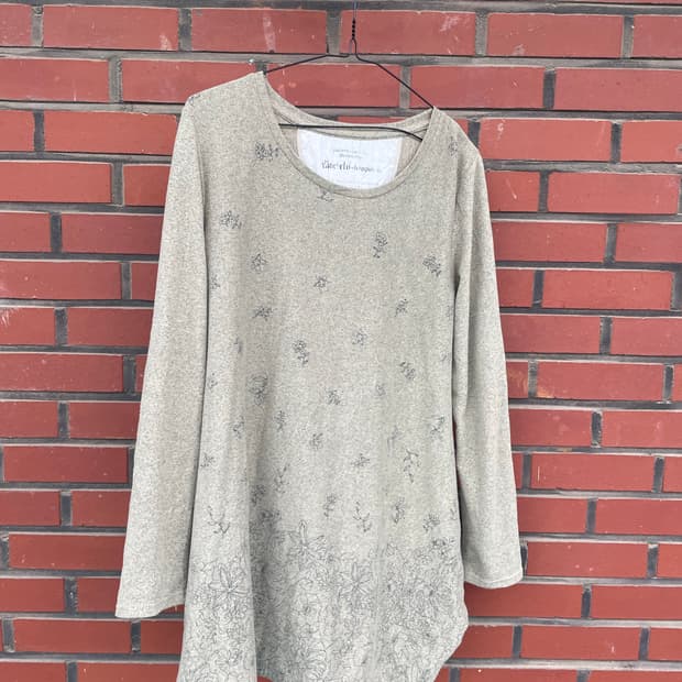 Flower Knit Long Sleeve