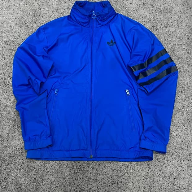 (90) 아디다스 파이어버드 로고 바람막이