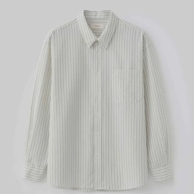 (2) 파브레가 로엔 스트라이프 셔츠 (아이보리)