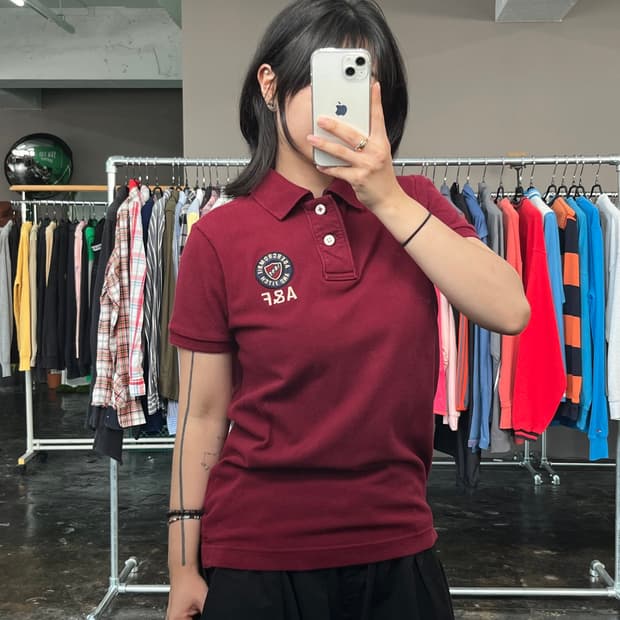 Abercrombie & Fitch 로고 PK 티셔츠
