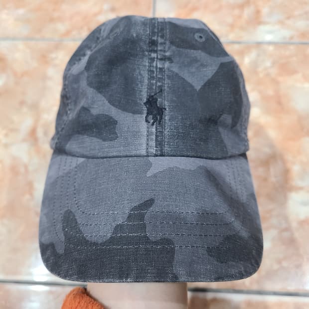 폴로랄프로렌 블랙카모 볼캡