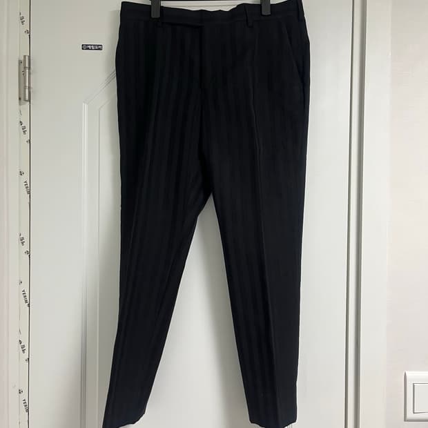 생로랑 스트라이프 팬츠