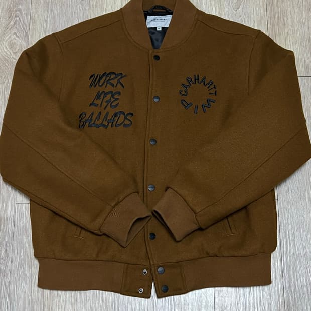 [M] 칼하트wip 바시티 붐버 자켓