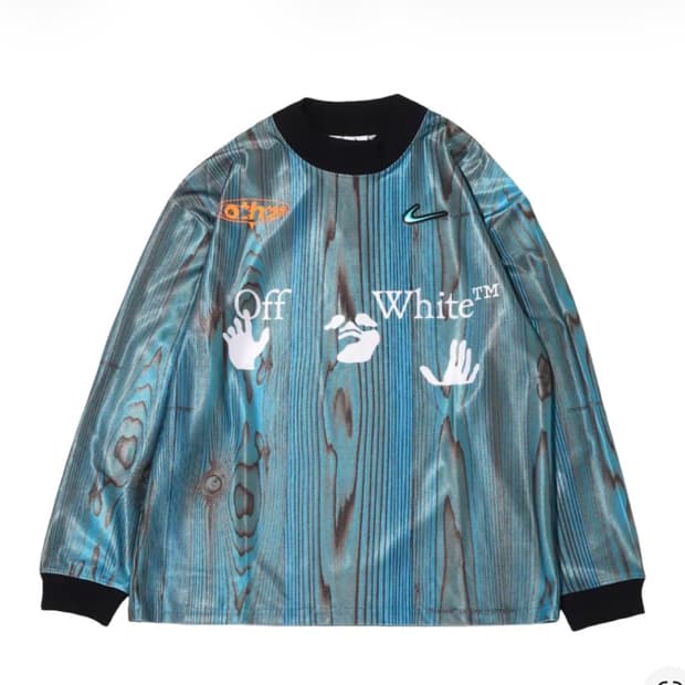 나이키 오프화이트 NRG 저지 임페리얼 블루 S