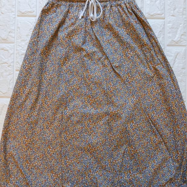 (일본제) BEAMS BOY 리버티 플라워 코튼 스커트