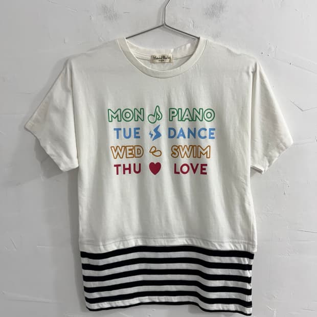 cute printing tee