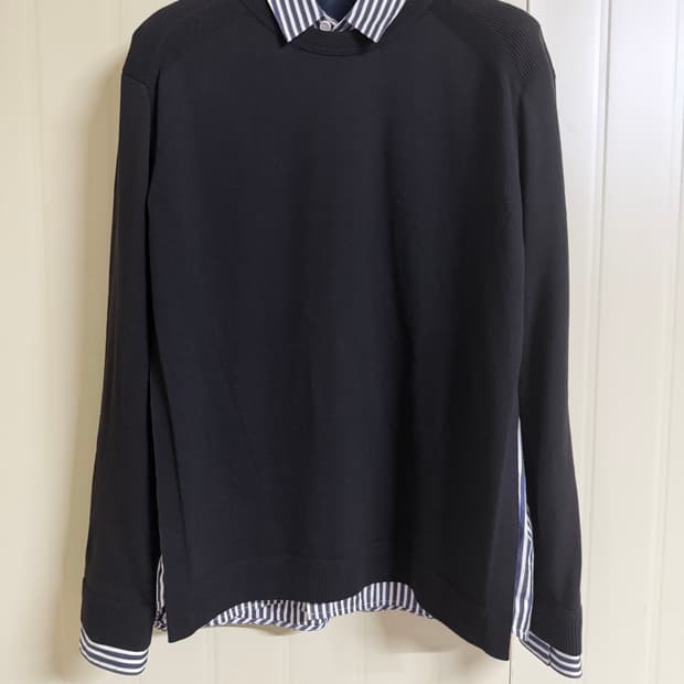 준지(JUUN.J)의 셔츠 레이어드 스웨터 L