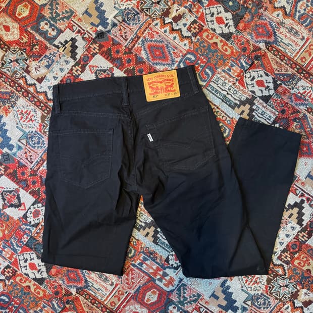 Levi's 511 Slim Pitch Black Denim 27